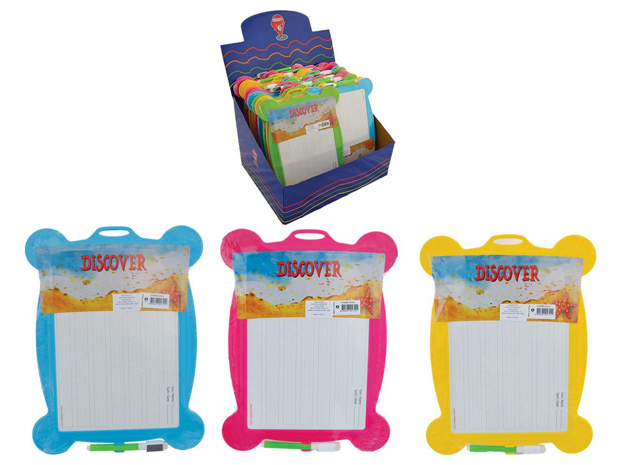 LAVAGNA FONDO BIANCO COLORATA A4722 LAVAGNA FONDO BIANCO COLORATA A4722