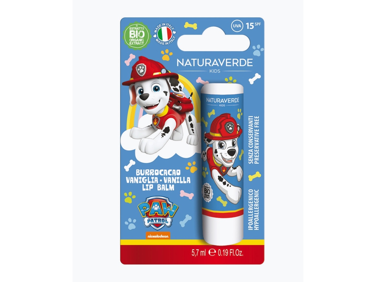 PAW PATROL BURROCACAO VANIGLIA 5,7ML PAW PATROL BURROCACAO VANIGLIA 5,7ML