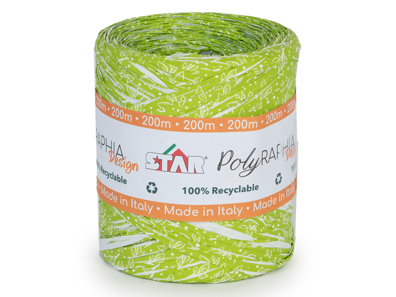 RAPHIA 15MMX200M HOLLY TAP.VERDE 701