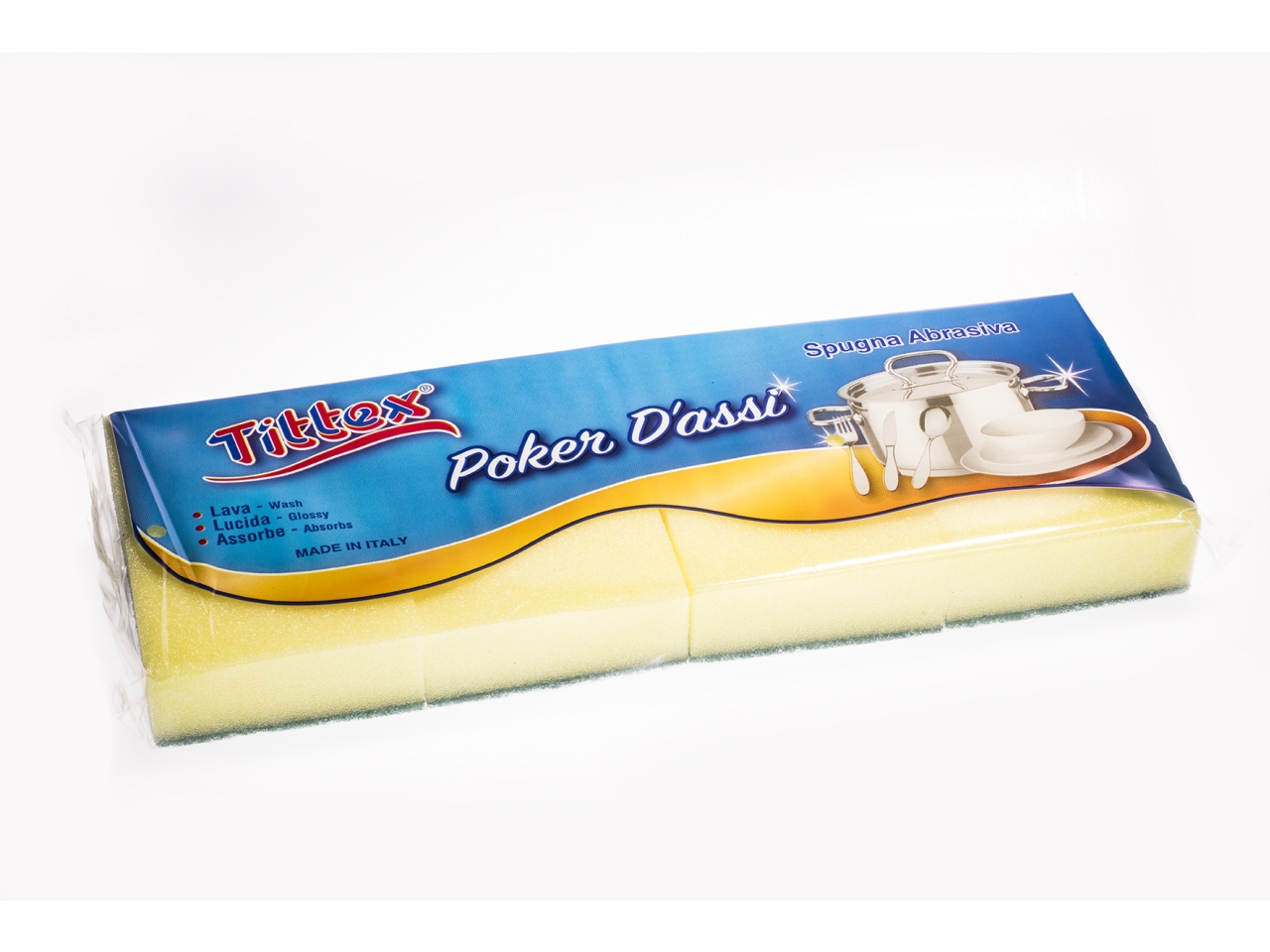 SPUGNA ABRASIVA POKER D’ASSI 2