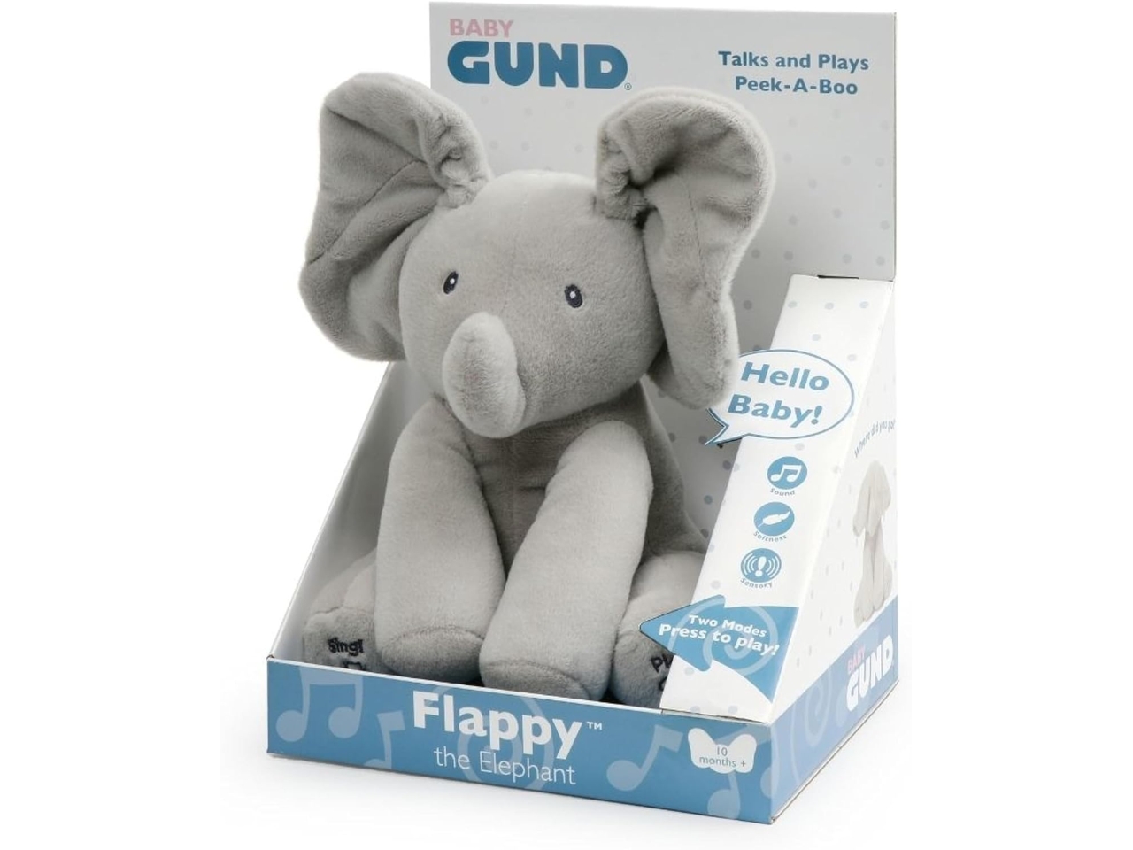 GUND FLAPPY ELEFANTINO INTERAT.PARLANTE 6054485