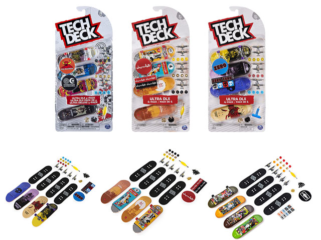 TECH DECK PACK DELUXE DA 4 SKAT 6028815