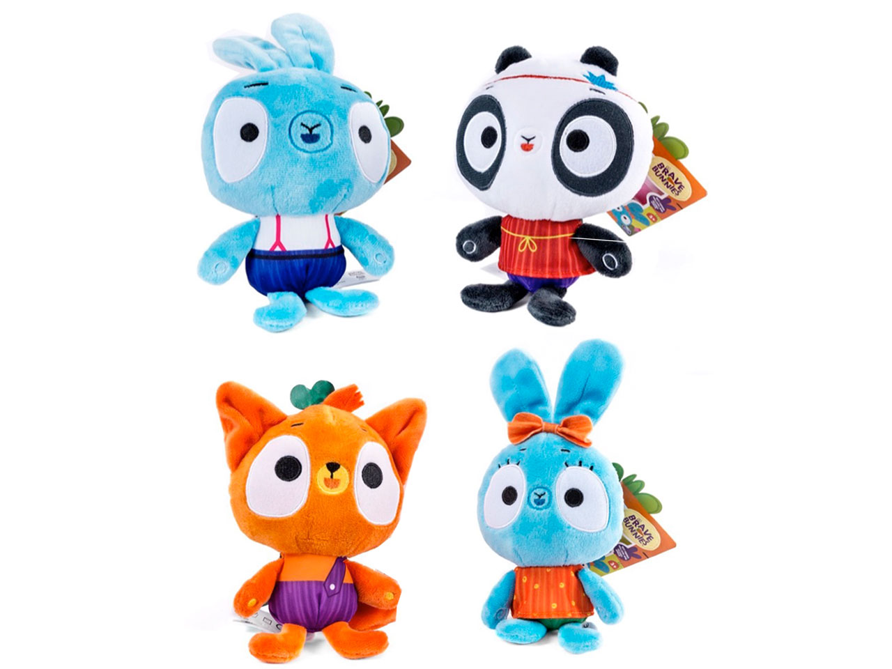 BRAVE BUNNIES PELUCHE 25cm 6063774 BRAVE BUNNIES PELUCHE 25cm 6063774