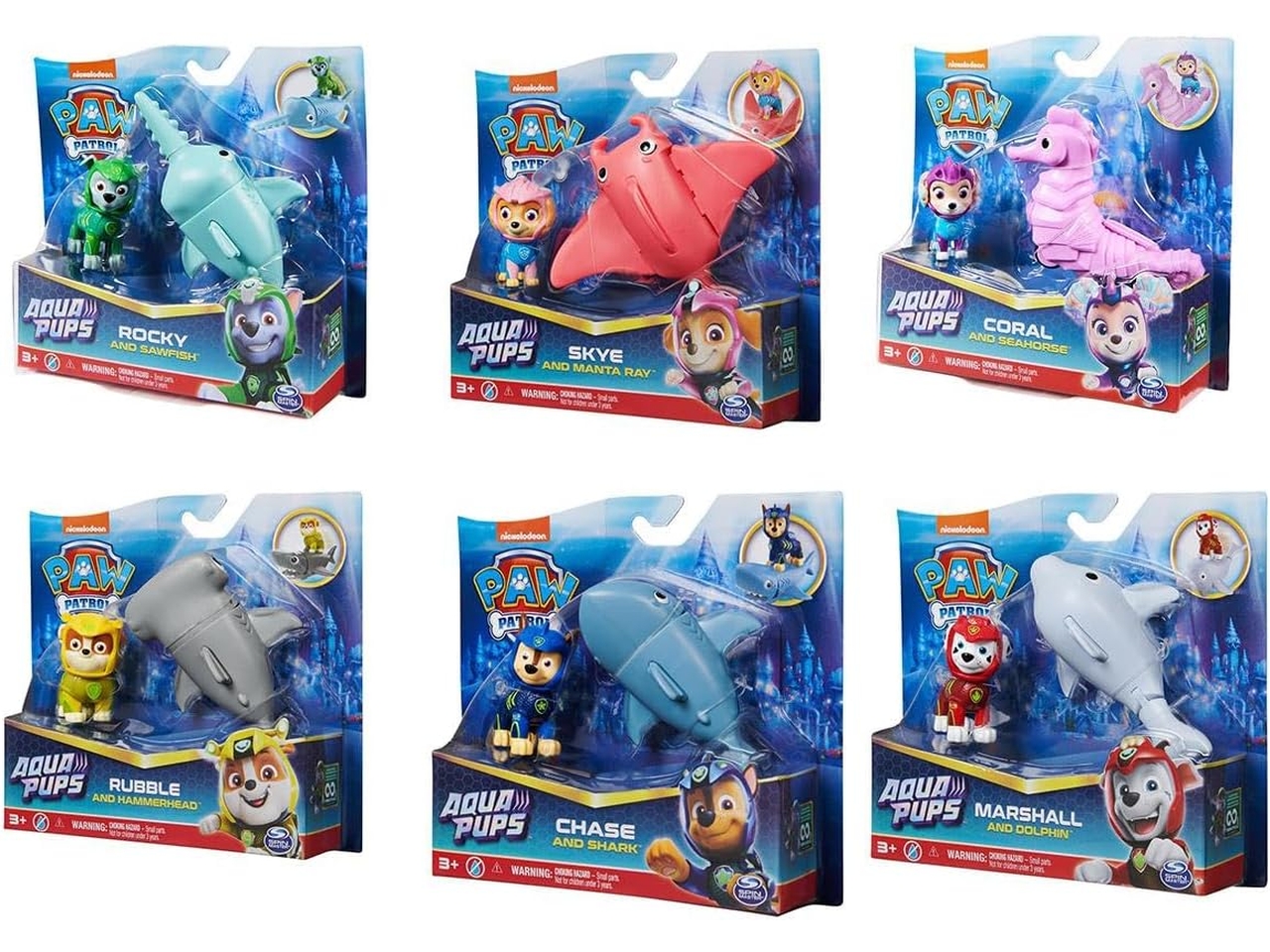 PAW PATROL CUCCIOLO AQUA PUPS 6065411 PAW PATROL CUCCIOLO AQUA PUPS 6065411