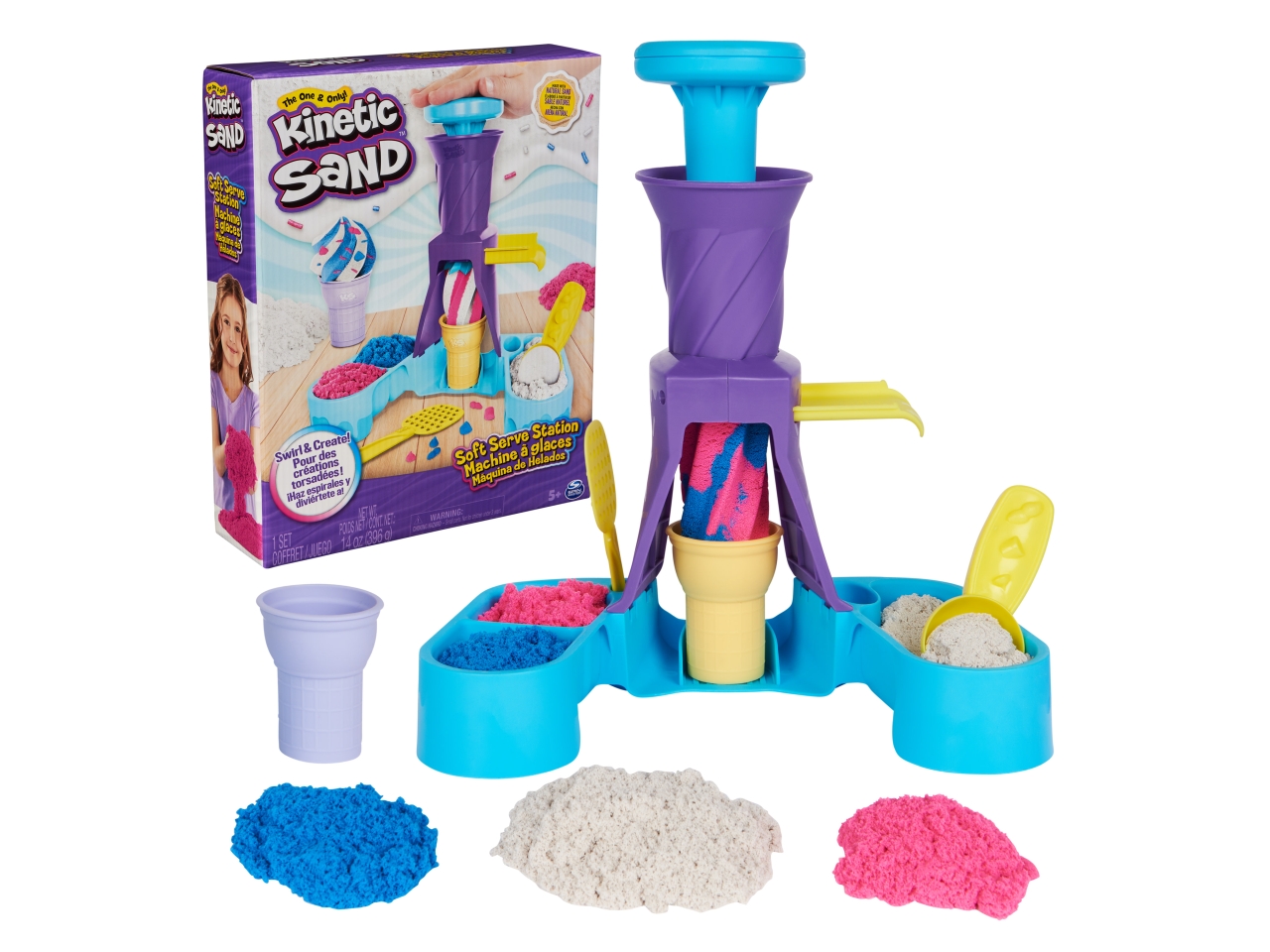 KINETIC SAND  PLAYSET GELATERIA COLORATA 6068385