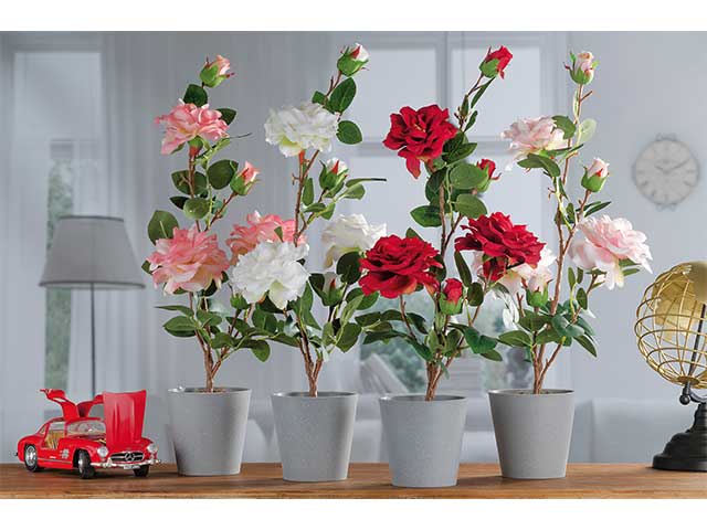 VASO C/ROSA 11x55cm 59010 VASO C/ROSA 11x55cm 59010