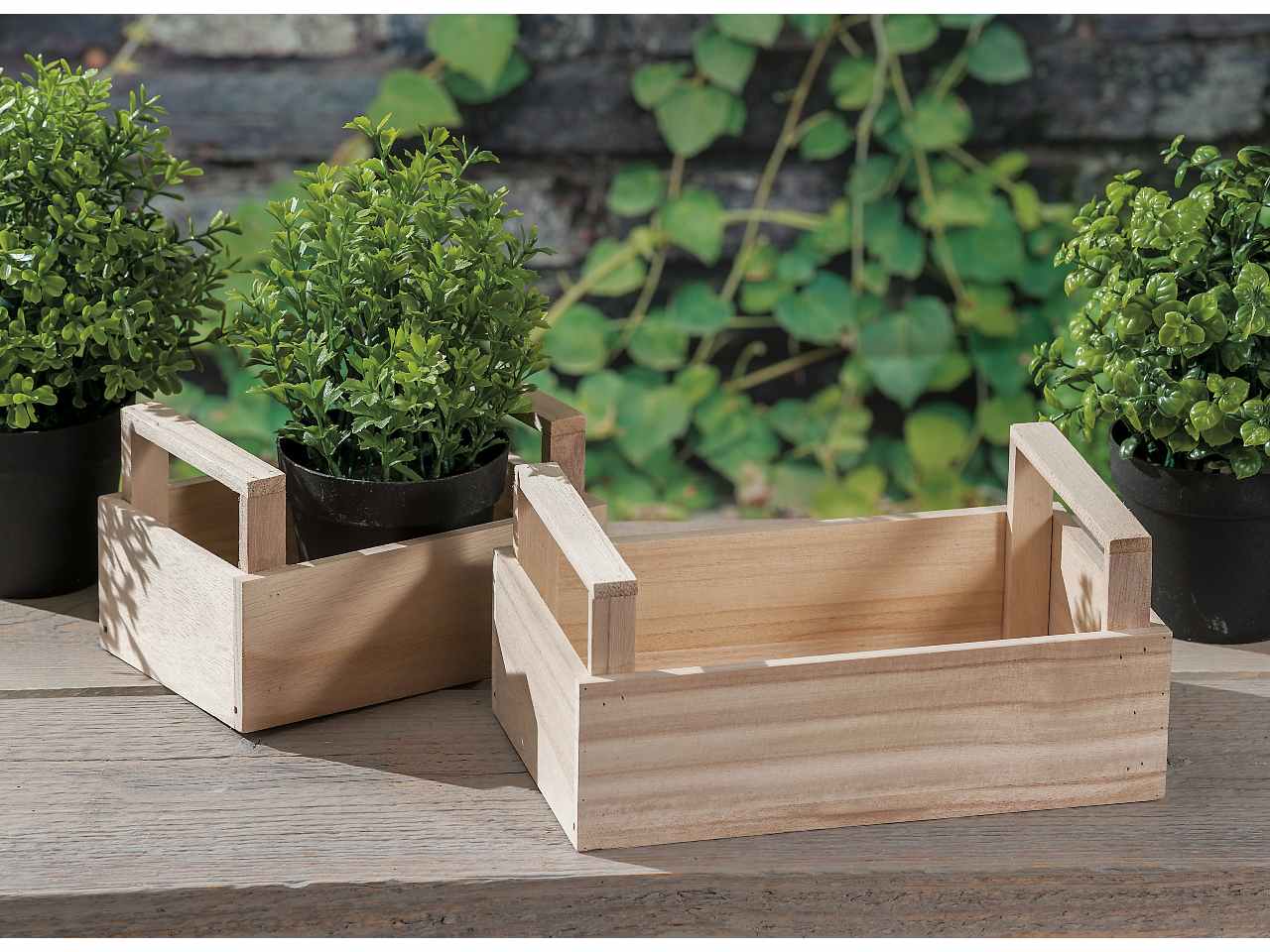 CASSETTA IN LEGNO 2pz 52796