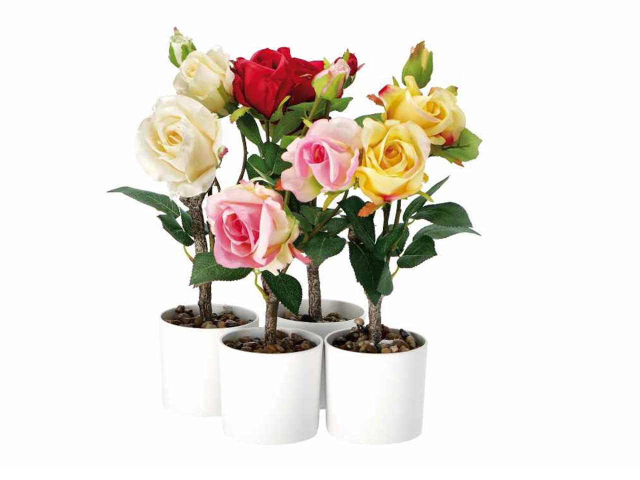 VASO C/ROSE D.10xH38cm 74883 VASO C/ROSE D.10xH38cm 74883