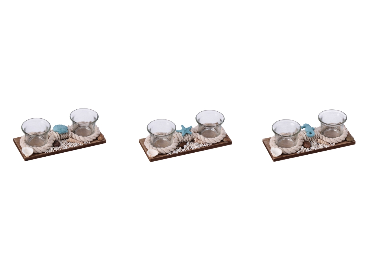 2 PORTA TEALIGHT 19X8XH.6CM 102491