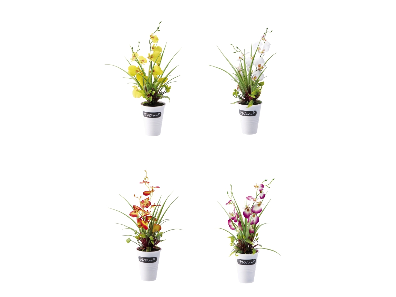 ORCHIDEA C/VASO D.14XH.37CM 86166