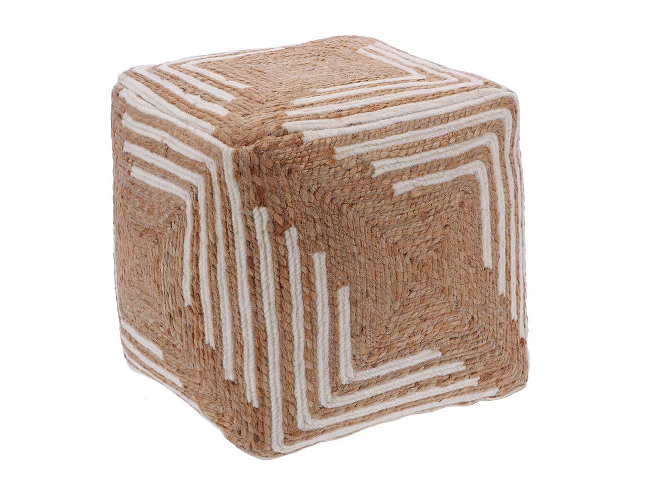 POUF IN JUTA 46X46XH.46CM 89846