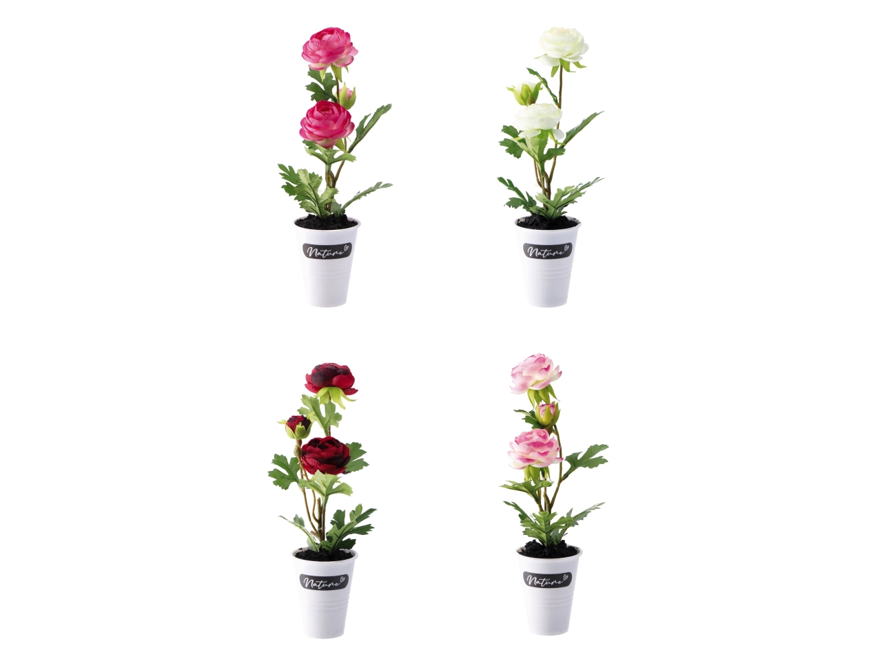 VASO CON ROSE D.17XH.34CM ASS 86165