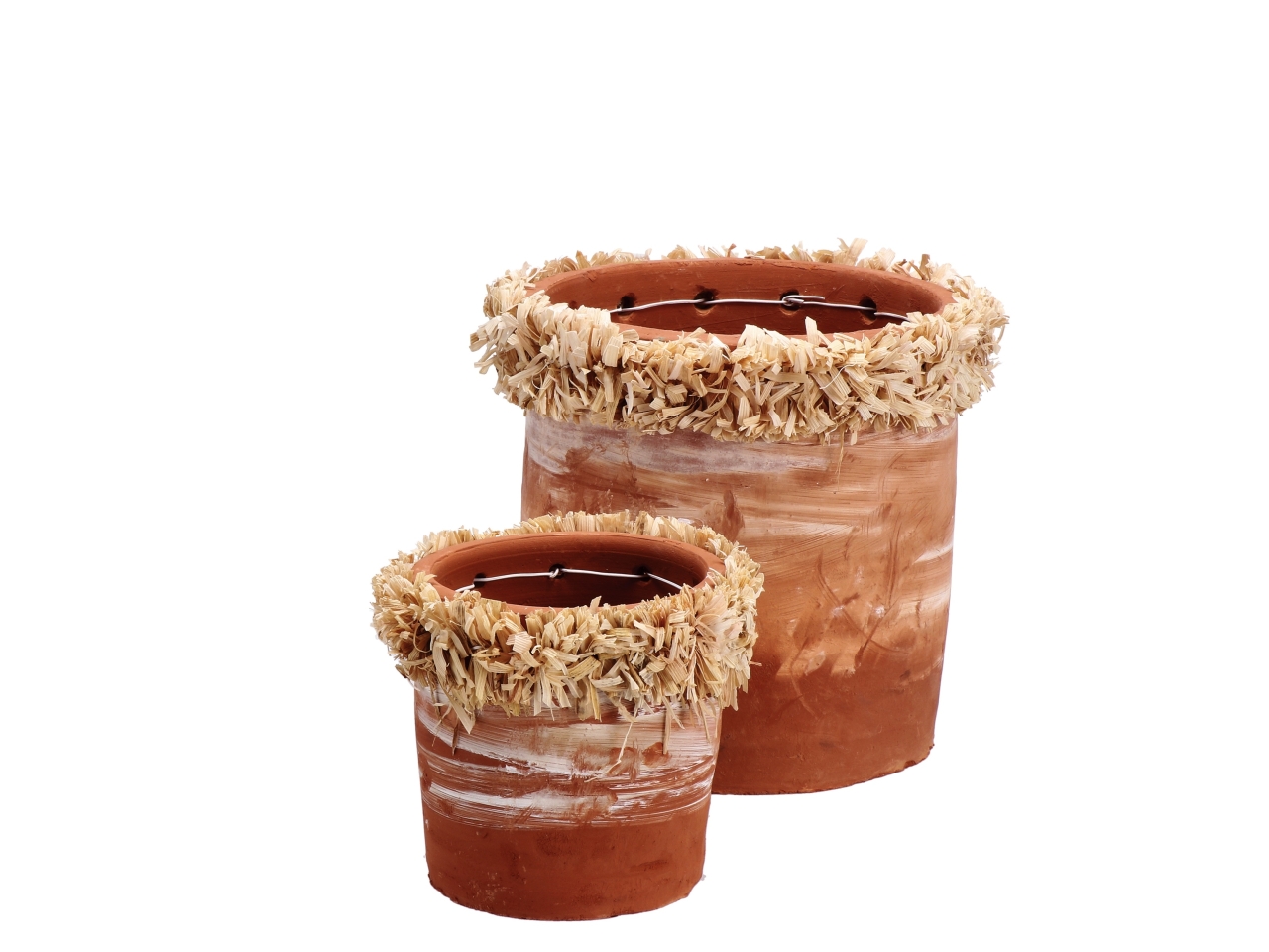 VASI CERAMICA+FIBRA 15/23CM 2PZ 110851