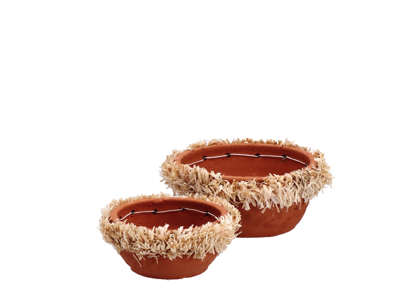 VASI CERAMICA+FIBRA 18/24CM 2PZ 110854