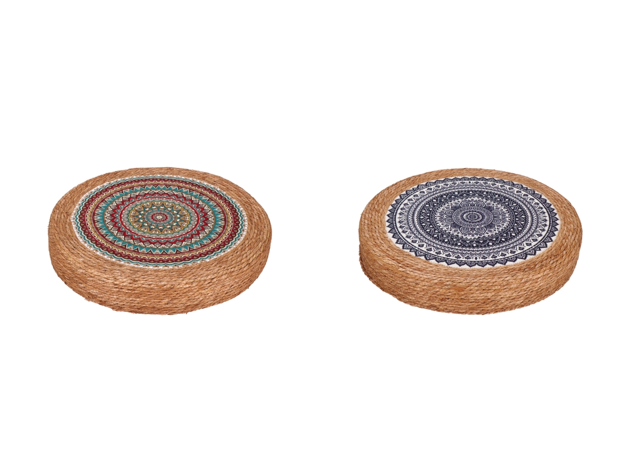 POUF GIUNCO+COTONE 56X10CM ASS 112712