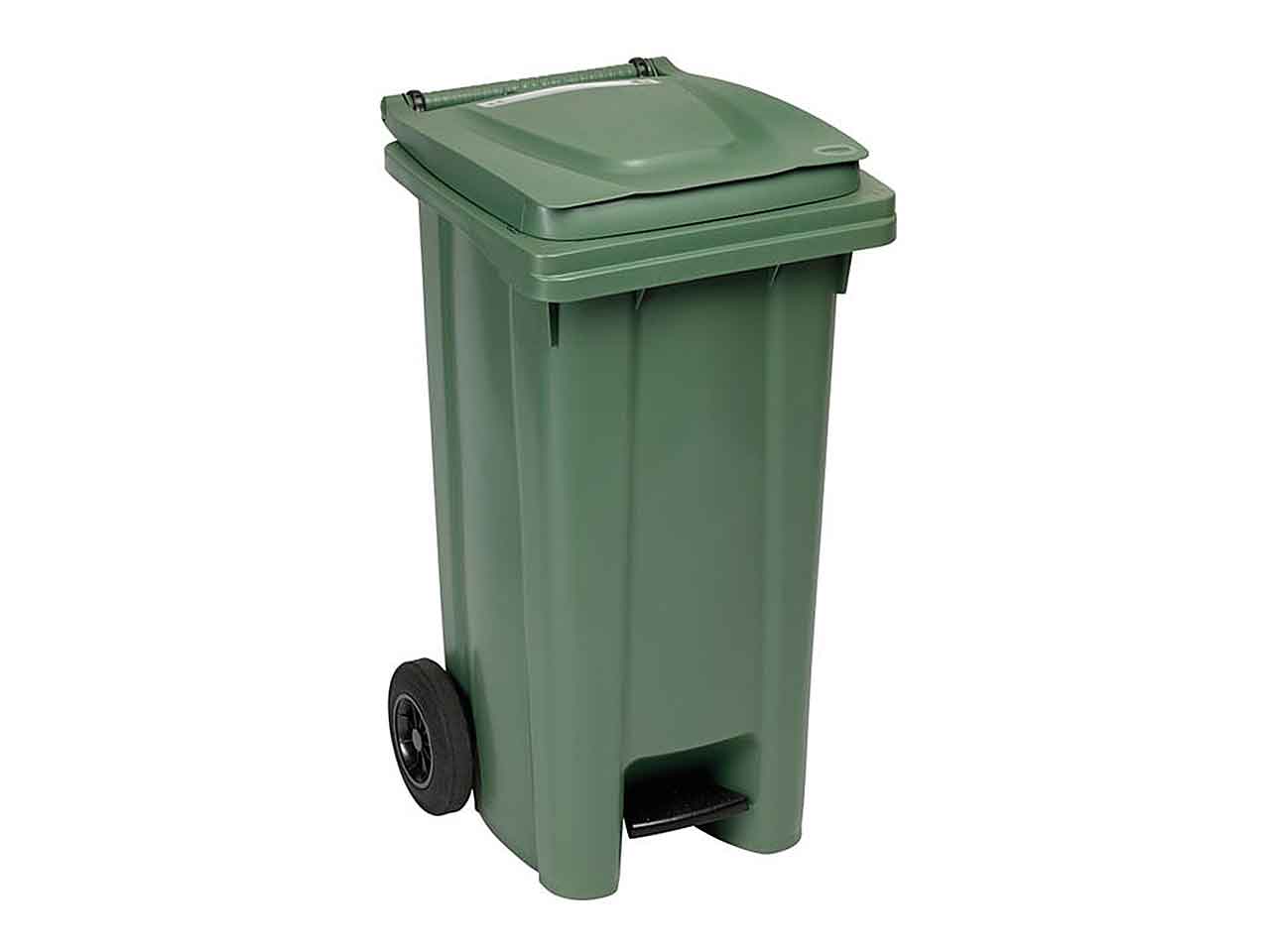 BIDONE CARRELLATO C/PEDALE 120lt  25701