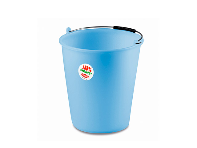 SECCHIO 15lt AZZURRO 22150