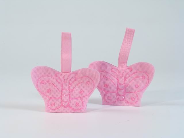 SACCHETTO ROSA FARFALLA BV031