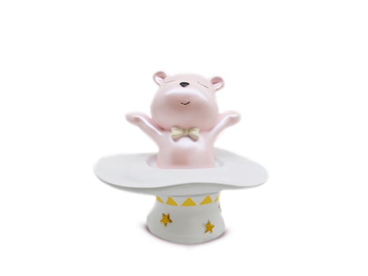 ORSETTO ROSA C/SALVADANAIO 15X16 C2304P ORSETTO ROSA C/SALVADANAIO 15X16 C2304P