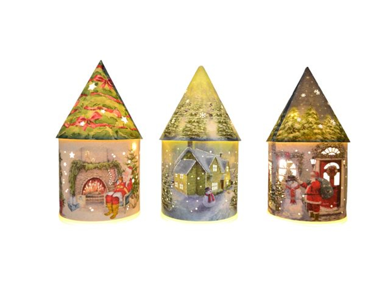 CUPOLETTA C/STAM.NAT+LUCI 12X21CM E536