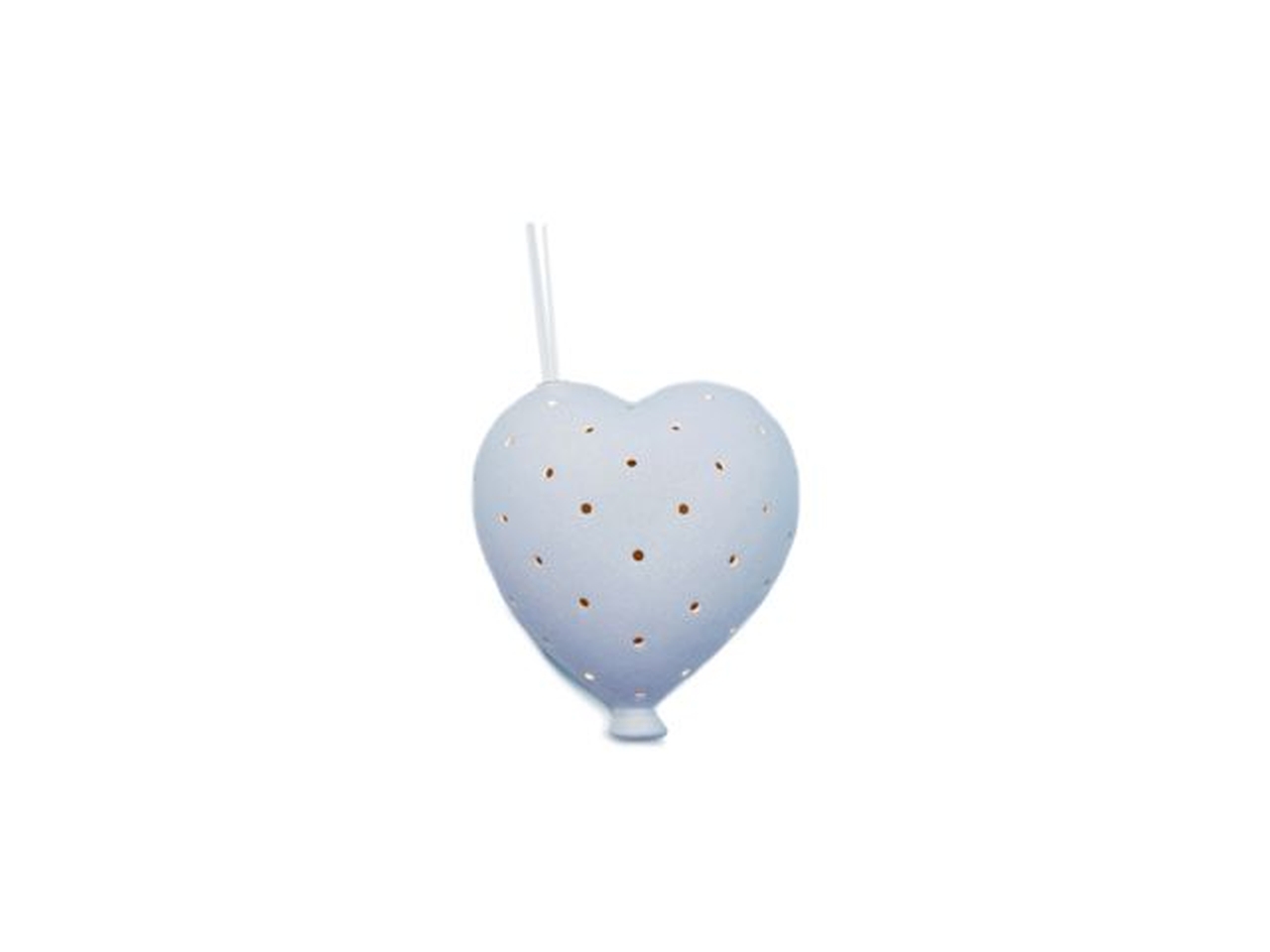 PROFUMATORE CUORE C/LUCE 6X10CM 23523B
