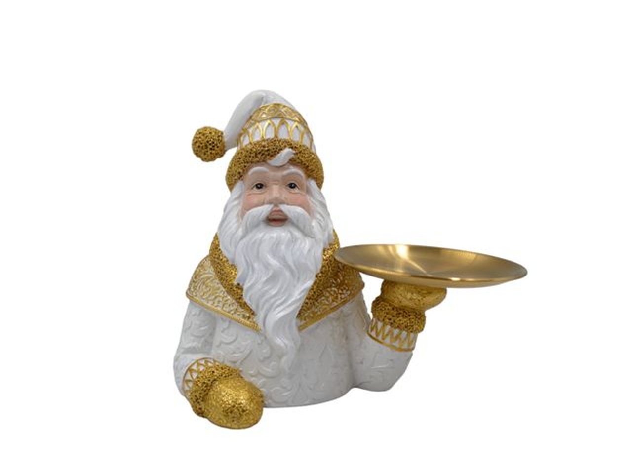 BABBO NATALE C/PIATTO 20X24CM A0614