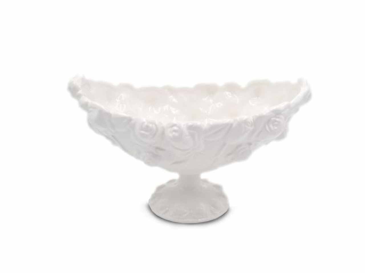 COPPA OVALE CON PIEDE IN CERAM F170190H