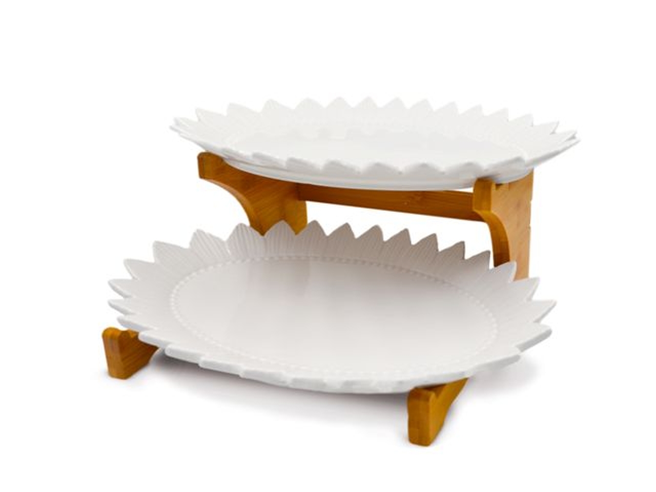 SET 2 PIATTI CON SUPPORTO CM30X8 Y21104