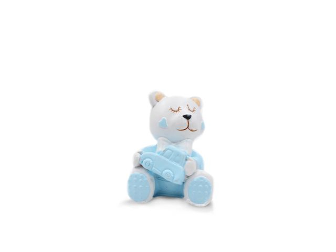 ORSETTO IN RESINA CELESTE 9CM 189605C ORSETTO IN RESINA CELESTE 9CM 189605C