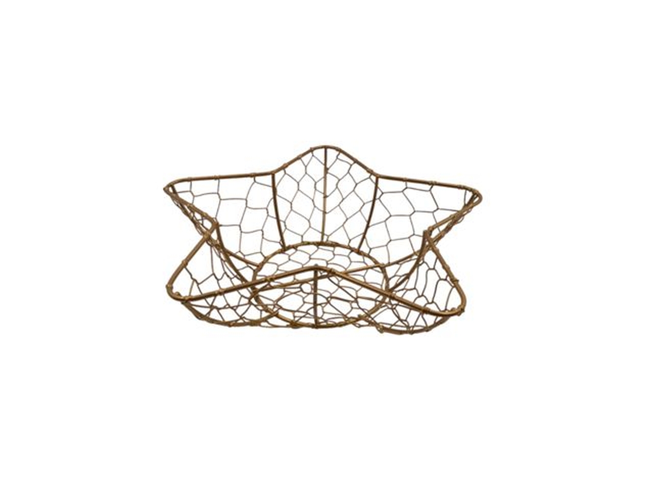 CESTINO MET.STELLA 28CM ORO M2366S