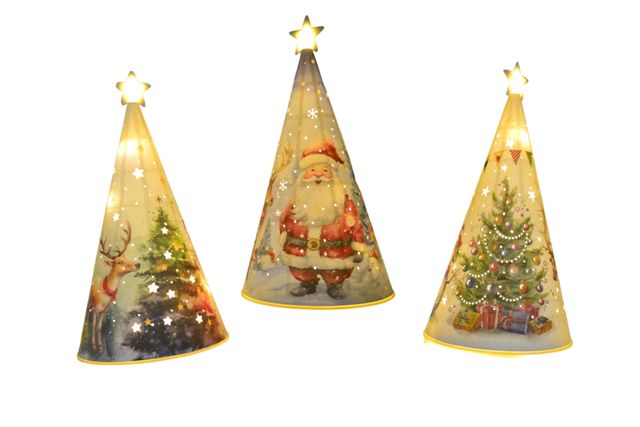 CUPOLETTA C/STAM.NAT.+LUCI 11X21CM E535