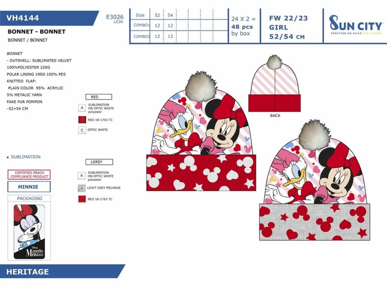 MINNIE CAPPELLO VH4144$ MINNIE CAPPELLO VH4144$