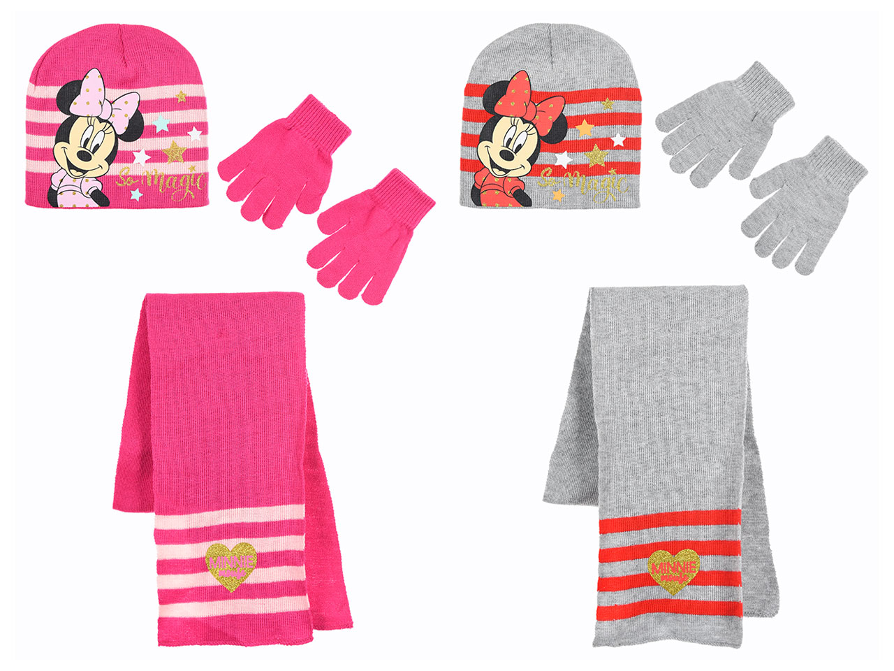 MINNIE SCIARPA+GUANTI+CAPPELLO XH4137 MINNIE SCIARPA+GUANTI+CAPPELLO XH4137