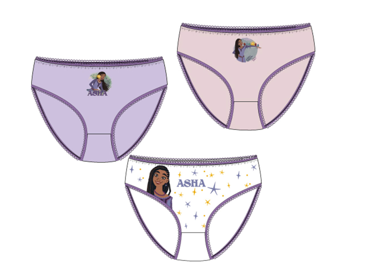 WISH MUTANDE 3-8ANNI 3PZ XH30023 WISH MUTANDE 3-8ANNI 3PZ XH30023