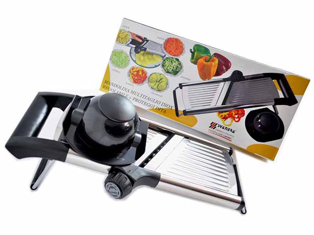 MANDOLINA MULTITAGLIO INOX 7624