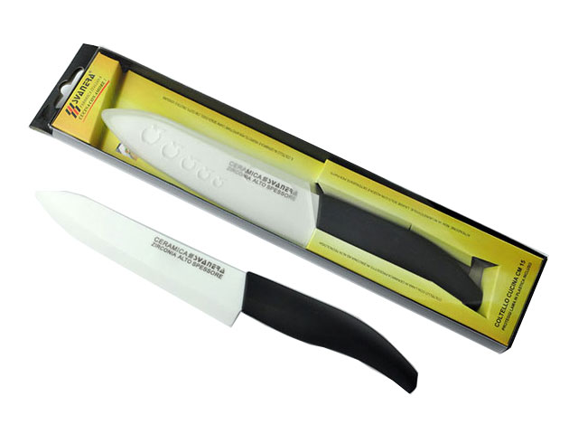 COLTELLO CERAMICA 1,8mm 15cm NERO 5778N
