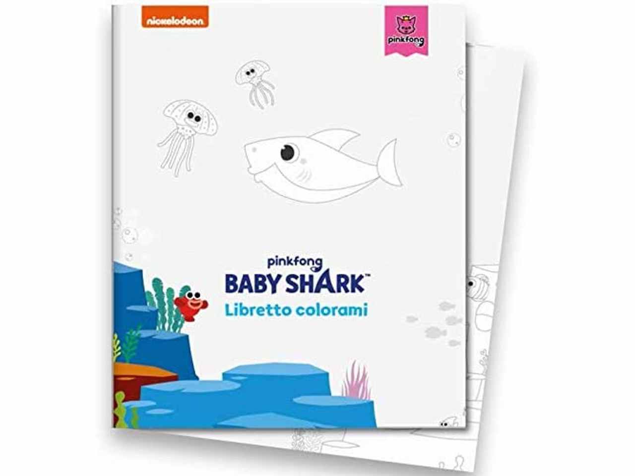 BABY SHARK LIBRO COLORAMI+12 MAXI PENNA