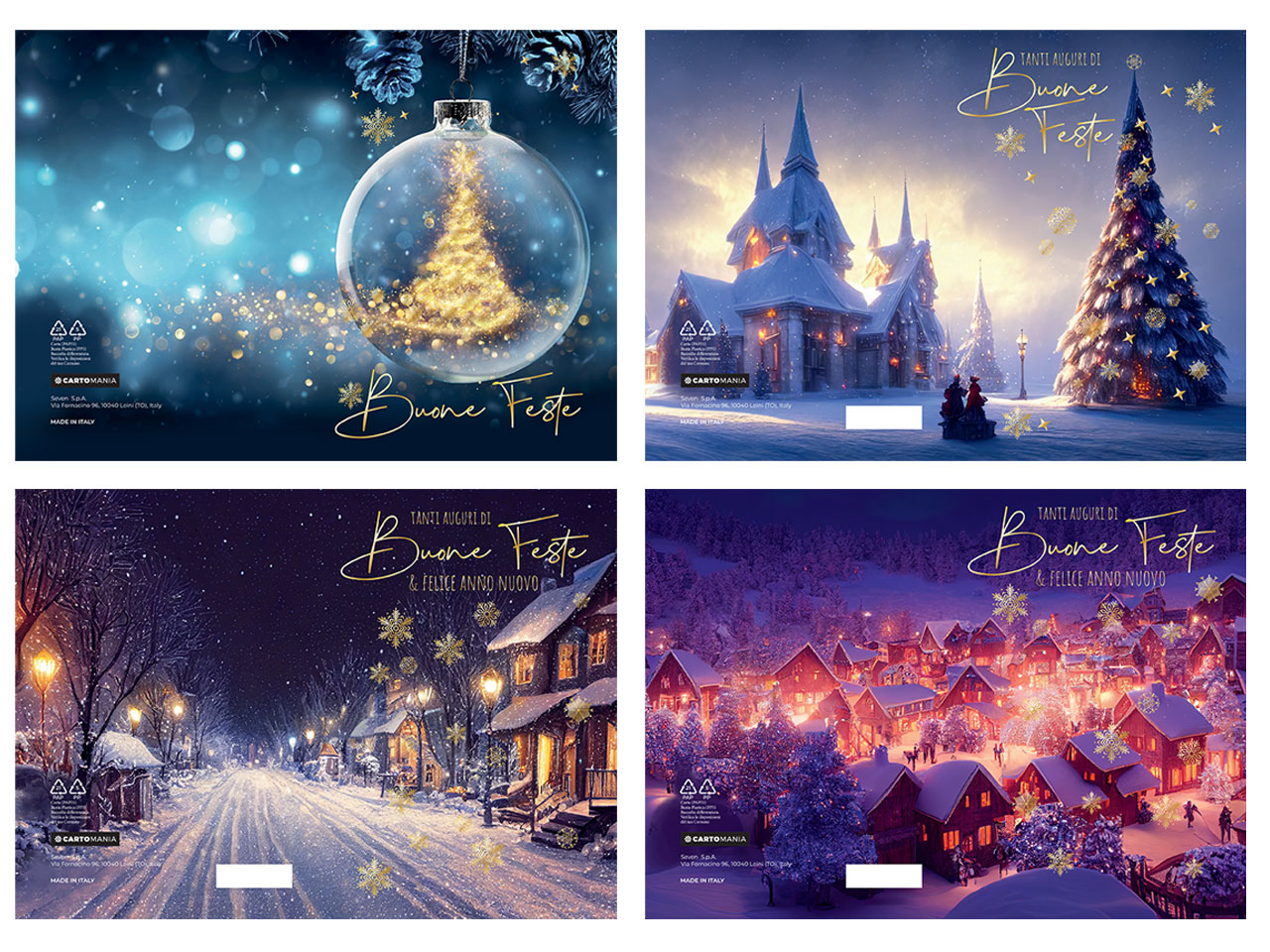 BIGLIETTI NATALE LANDSCAPE 90D302310