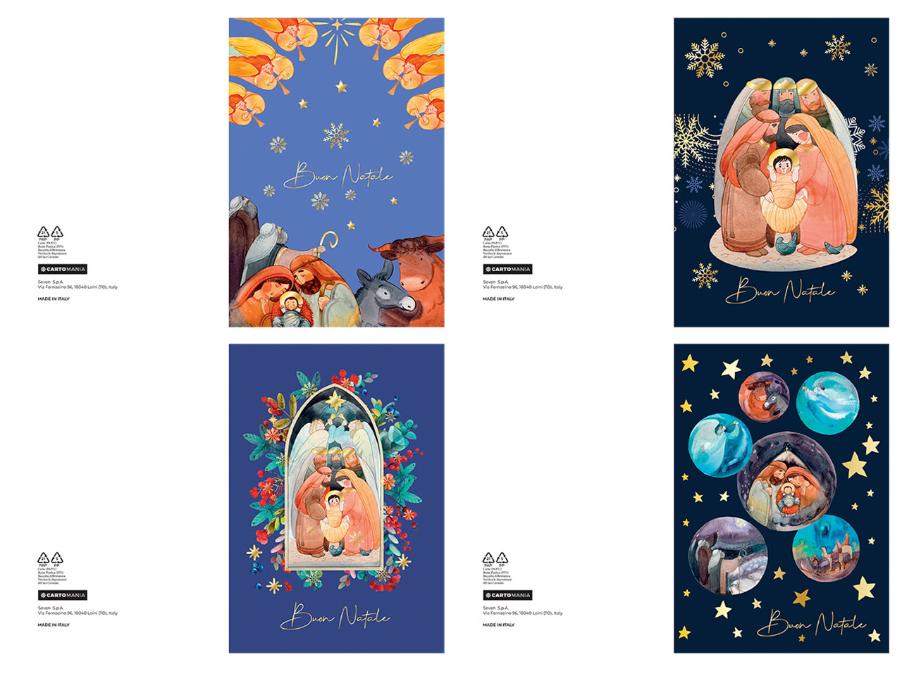 BIGLIETTI NATALE PRESEPE 90D302309 BIGLIETTI NATALE PRESEPE 90D302309