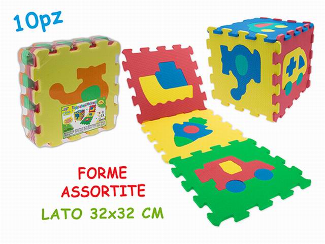 BABY & TOYS TAPPETINI CON VEICOLI 9PEZZI