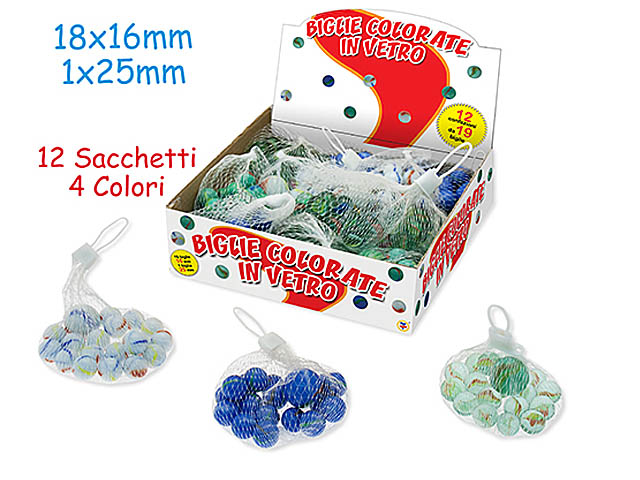 BIGLIE IN VETRO 1x25mm 18x16mm 63620