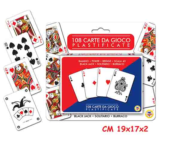 CARTE DA POKER 54pz 40449
