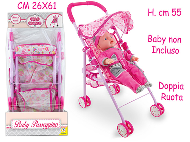 CARLOTTA BABY PASSEGGINO 55cm 66441