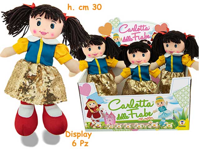 CARLOTTA BAMBOLA IN PEZZA BIANCANEVE 66579