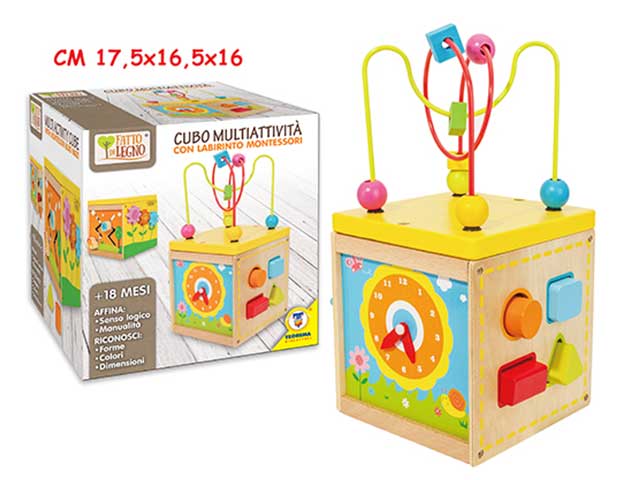 CUBO CON LABIRINTO MONTESSORI 40588