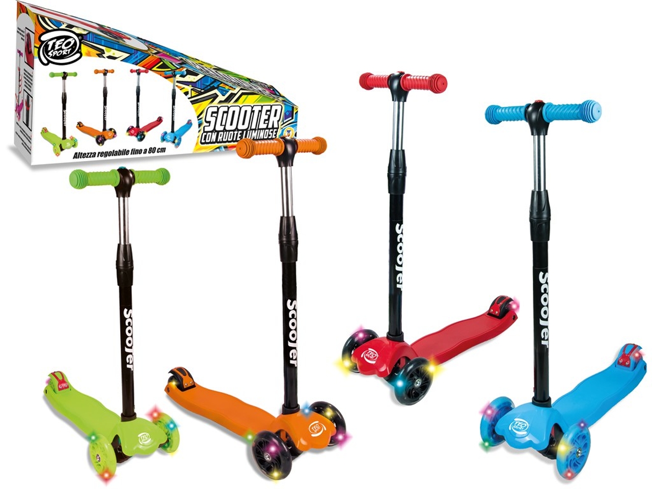 MONOPATTINO ALL.RUOTE 120/80mm 52016