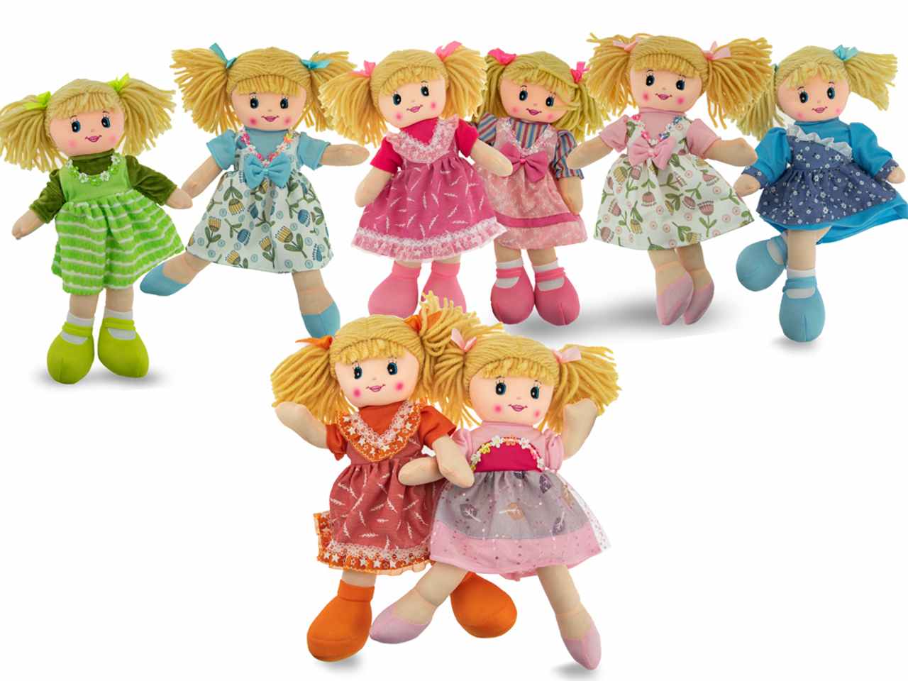 CARLOTTA BAMBOLA IN PEZZA 40cm 66959