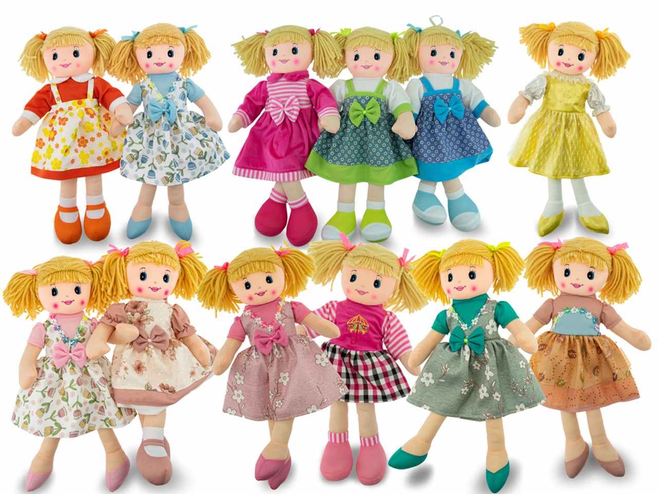 CARLOTTA BAMBOLA IN PEZZA 50cm 66958