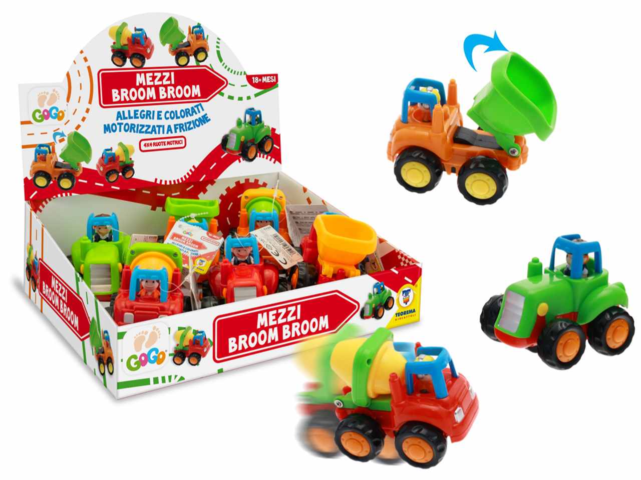 GOGO MEZZI BROOM BROOM TRATTORI 62015 GOGO MEZZI BROOM BROOM TRATTORI 62015