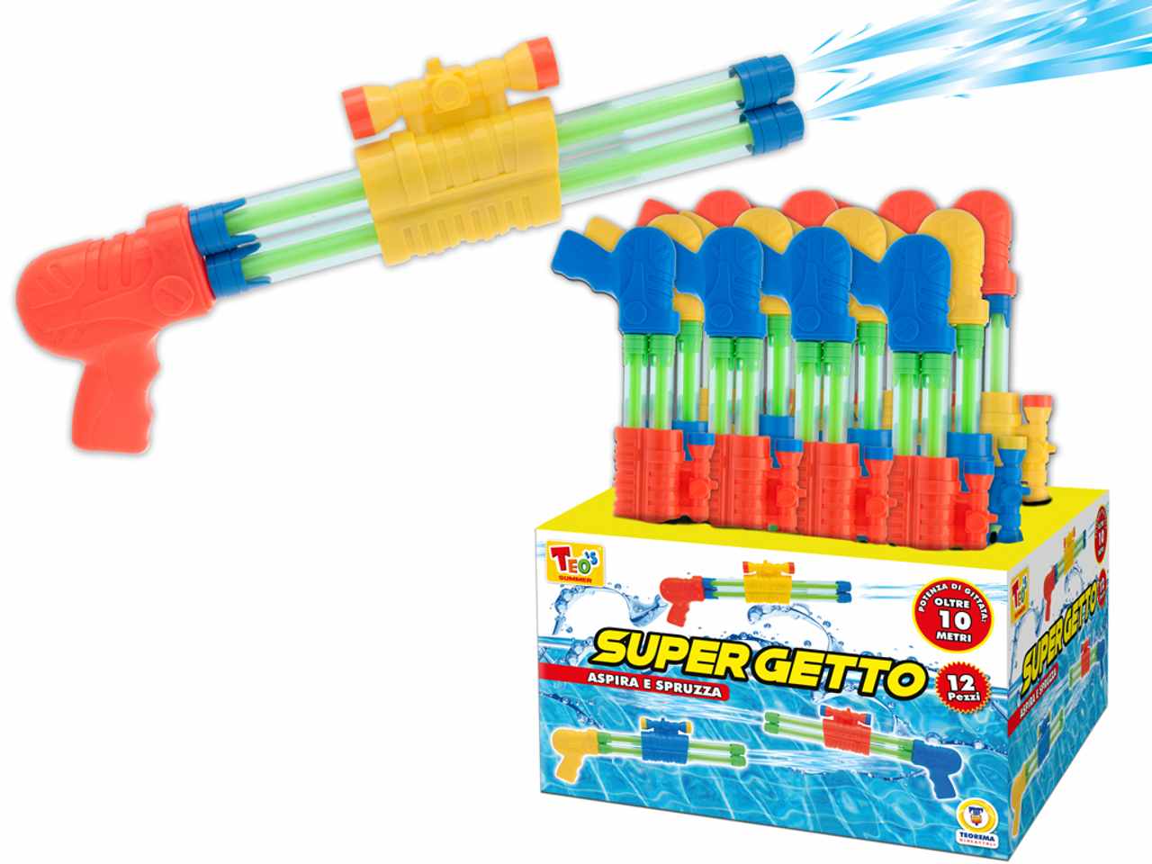 SUPERGETTO PISTOLA DOPPIO SPRUZZO 64406